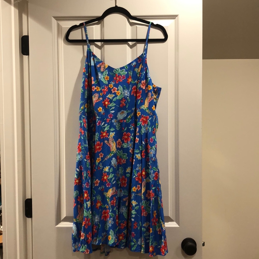 XL Old Navy Blue Floral Sundress.